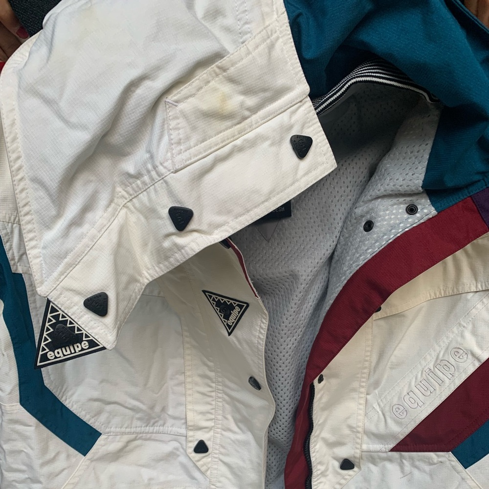 Helly Hansen White Winter Skiing Jacket Size Med - image 6